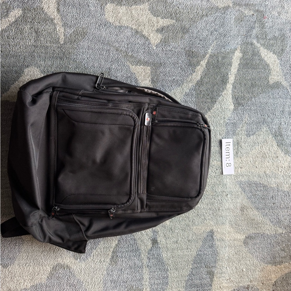 Victorinox Black Backpack Durable and Classic Design